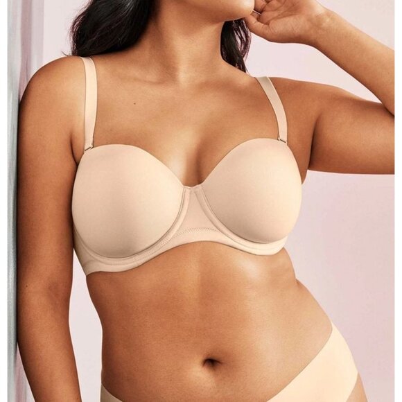 Wacoal Beige Red Carpet™ Strapless Underwire Bra with Detachable Straps 34G - Picture 11 of 11